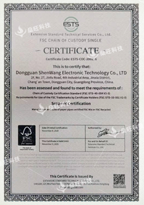 FSC FOREST CERTIFICATION